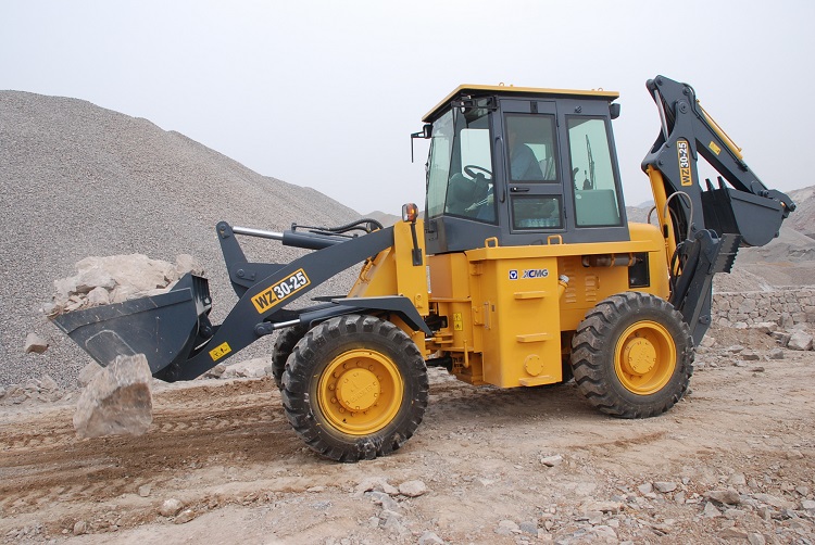 XCMG Official 2.5 ton backhoe loader WZ30-25 mini loader backhoe with price